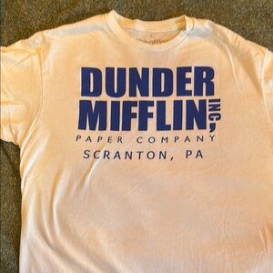 Dunder Mifflin White T-Shirt
